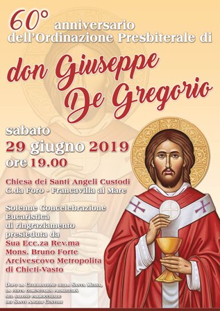 Francavilla Al Mare Grande Festa Per Il 60esimo Anniversario Di Sacerdozio Di Don Giuseppe De Gregorio Metropolitan Web